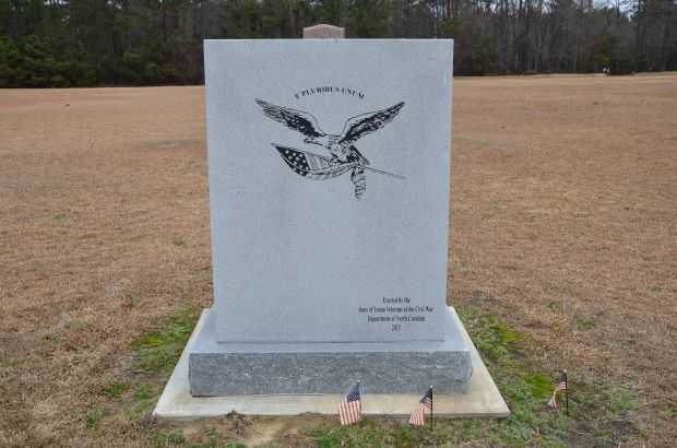 BENTONVILLE UNION SOLDIERS WAR MEMORIAL BACK
