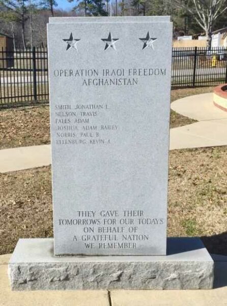 CULLMAN COUNTY OPERATION IRAQI FREEDOM AFGHANISTAN MEMORIAL