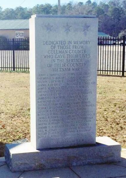 CULLMAN COUNTY VIETNAM WAR MEMORIAL