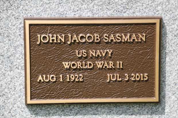 JOHN JACOB SASMAN MEMORIAL CEMETERY STONE