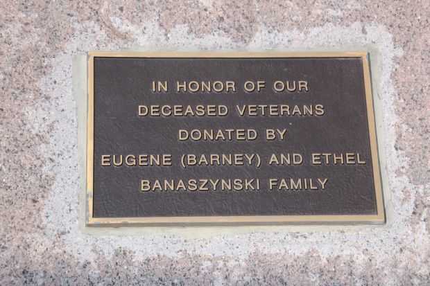 AMERICAN LEGION POST 337 WAR MEMORIAL PLAQUE