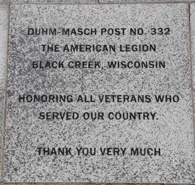 BLACK CREEK VETERANS MEMORIAL PAVER I