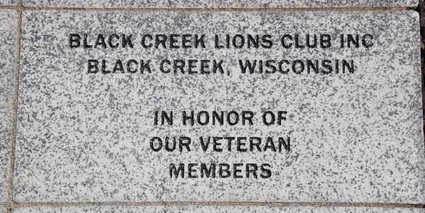 BLACK CREEK VETERANS MEMORIAL PAVER H