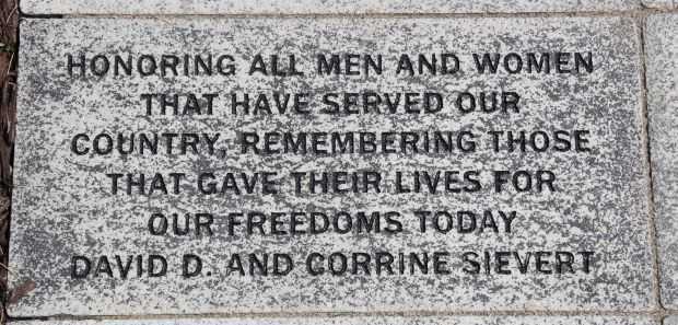 BLACK CREEK VETERANS MEMORIAL PAVER D