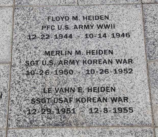 BLACK CREEK VETERANS MEMORIAL PAVER A