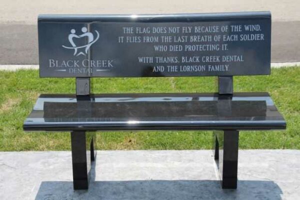 BLACK CREEK VETERANS MEMORIAL BENCH C