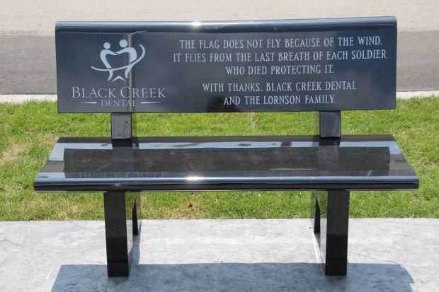 BLACK CREEK VETERANS MEMORIAL BENCH C