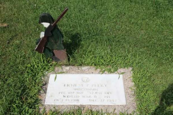 ERNEST P PELKY MEMORIAL CEMETERY STONE