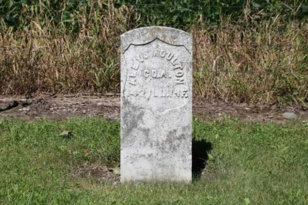 ALEX. MOULTON MEMORIAL CEMETERY STONE