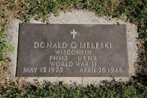 DONALD Q MELESKI MEMORIAL CEMETERY STONE