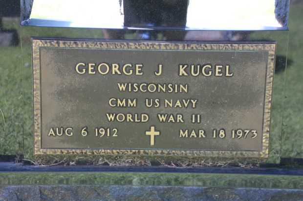 GEORGE J KUGEL MEMORIAL CEMETERY STONE