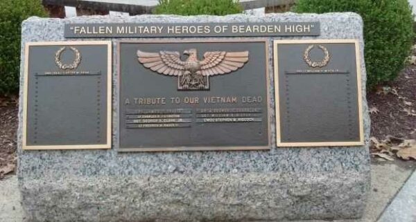 “FALLEN MILITARY HEROES OF BEARDEN HIGH” VIETNAM DEAD MEMORIAL