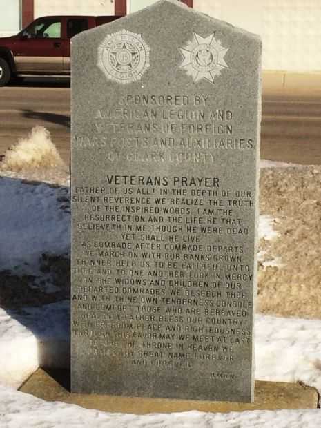 CLARK COUNTY VETERANS MEMORIAL BACK