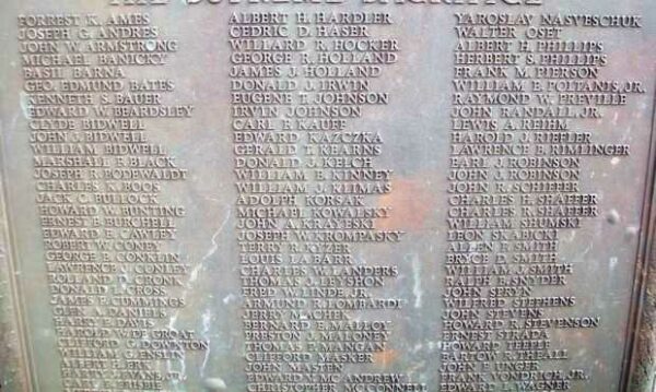 WAYNE COUNTY, PENNSYLVANIA WORLD WAR II MEMORIAL PLAQUE B