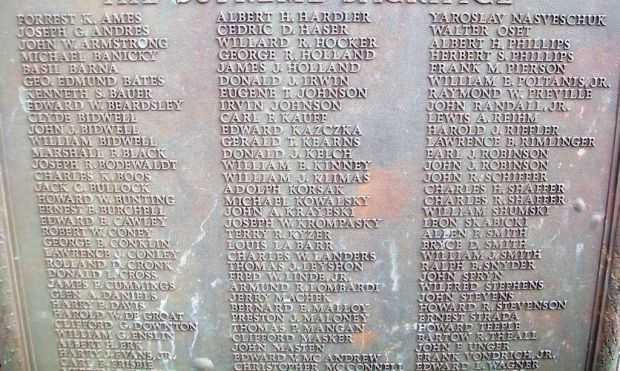 WAYNE COUNTY, PENNSYLVANIA WORLD WAR II MEMORIAL PLAQUE B