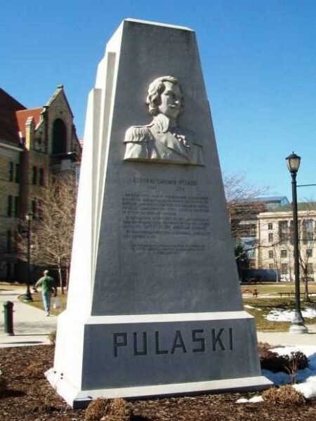 GENERAL CASIMIR PULASKI 1748 1799 MEMORIAL