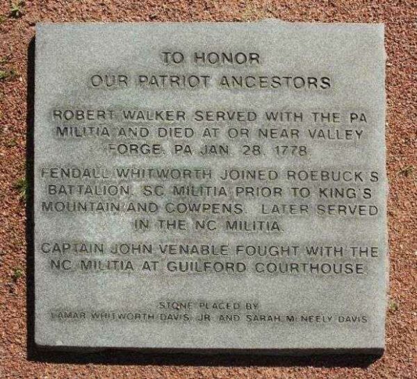 TO HONOR OUR PATRIOT ANCESTORS WAR MEMORIAL PAVERS