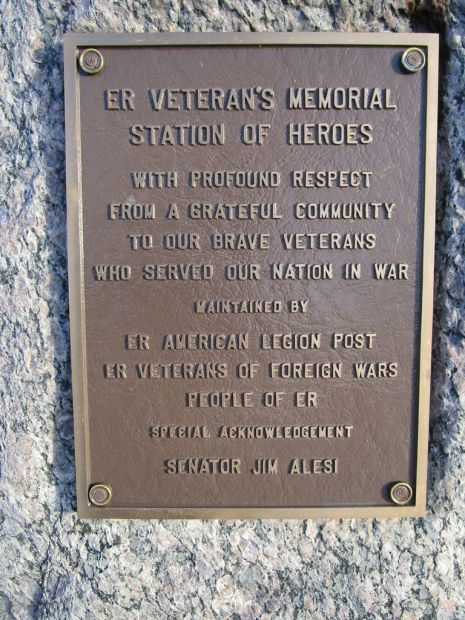 ER VETERAN’S MEMORIAL PLAQUE