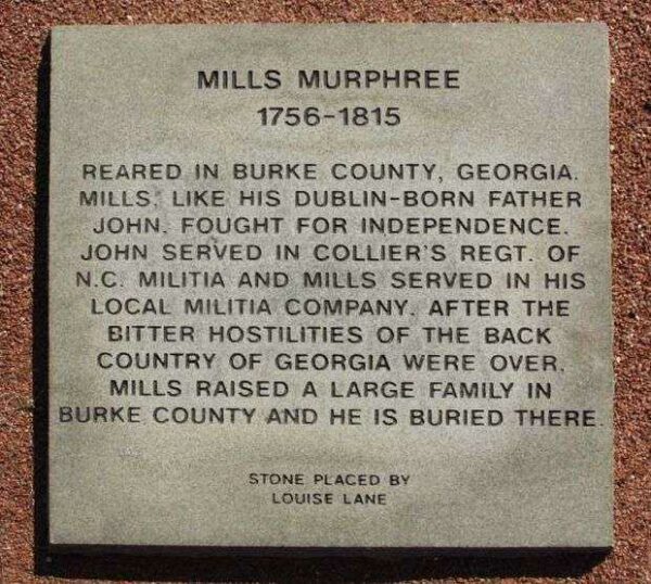 MILLS MURPHREE WAR MEMORIAL PAVER