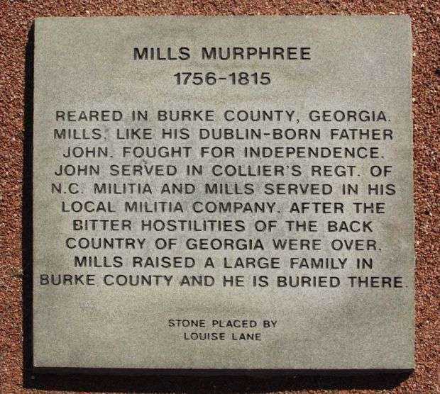 MILLS MURPHREE WAR MEMORIAL PAVER