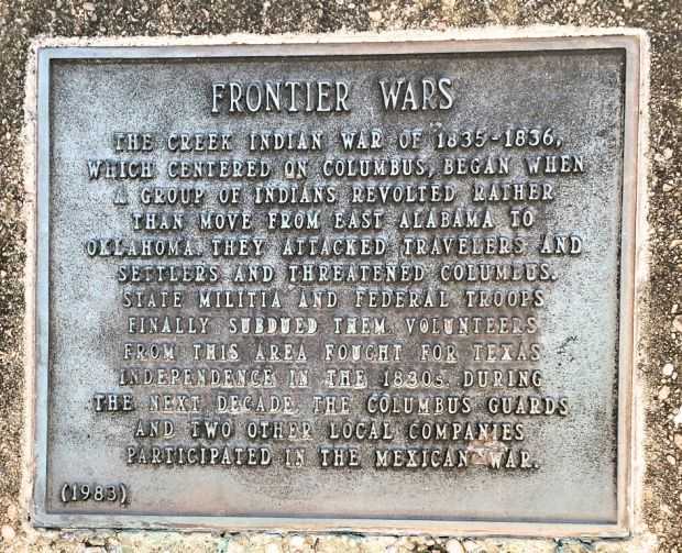 FRONTIER WARS MEMORIAL PLAQUE