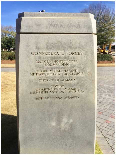 BATTLE OF COLUMBUS MEMORIAL SIDE D