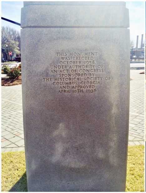 BATTLE OF COLUMBUS MEMORIAL SIDE C