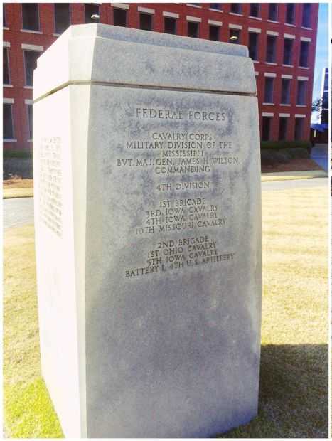 BATTLE OF COLUMBUS MEMORIAL SIDE B