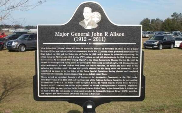 MAJOR GENERAL JOHN R ALISON WAR MEMORIAL MARKER