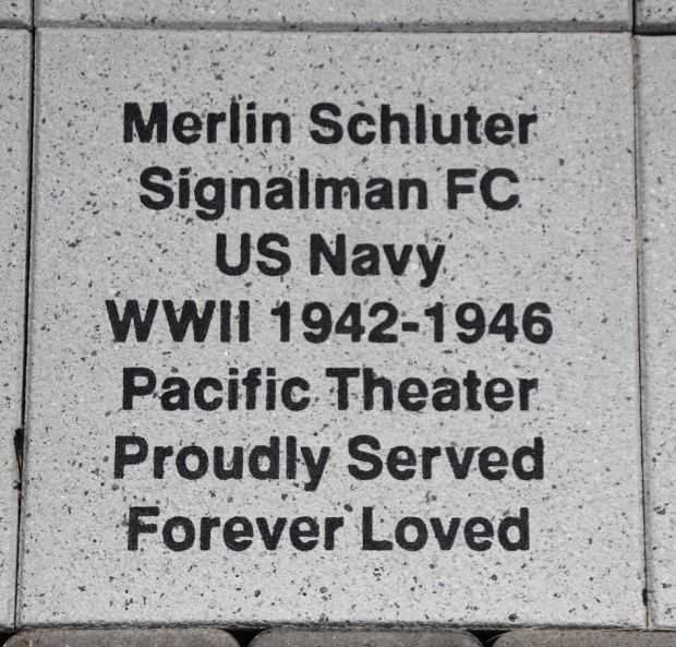 WOOD COUNTY VETERANS MEMORIAL PAVER A93