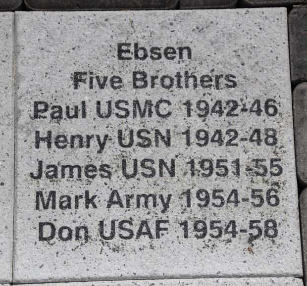 WOOD COUNTY VETERANS MEMORIAL PAVER A90