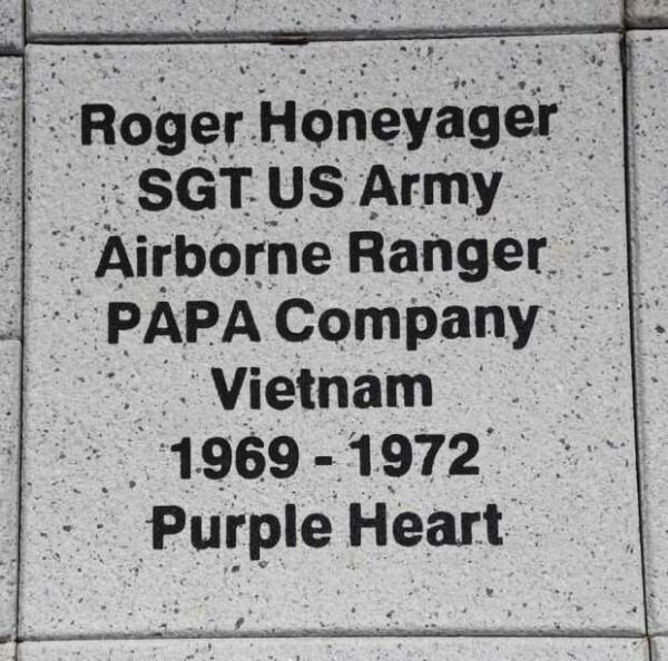 WOOD COUNTY VETERANS MEMORIAL PAVER A88