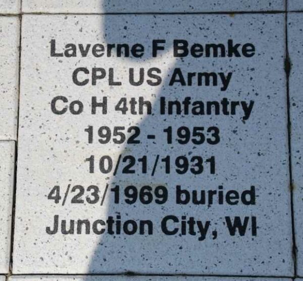 WOOD COUNTY VETERANS MEMORIAL PAVER A87