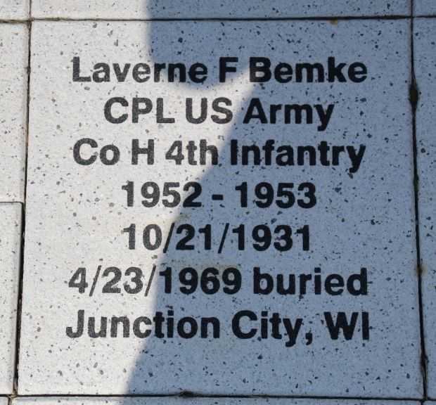 WOOD COUNTY VETERANS MEMORIAL PAVER A87