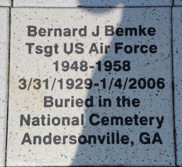 WOOD COUNTY VETERANS MEMORIAL PAVER A86