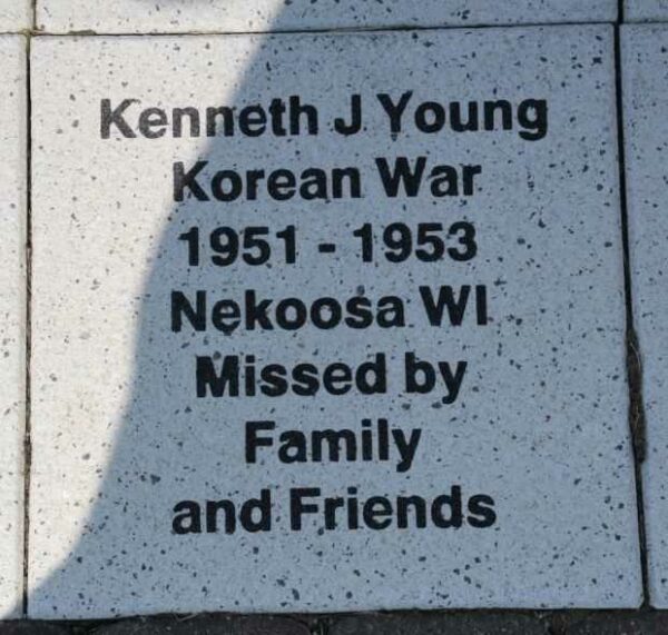 WOOD COUNTY VETERANS MEMORIAL PAVER A84