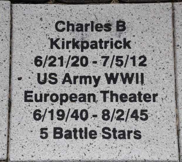 WOOD COUNTY VETERANS MEMORIAL PAVER A81