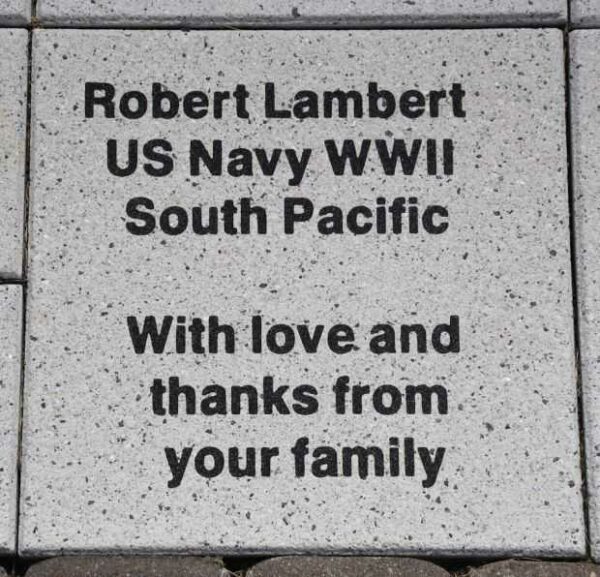 WOOD COUNTY VETERANS MEMORIAL PAVER A80