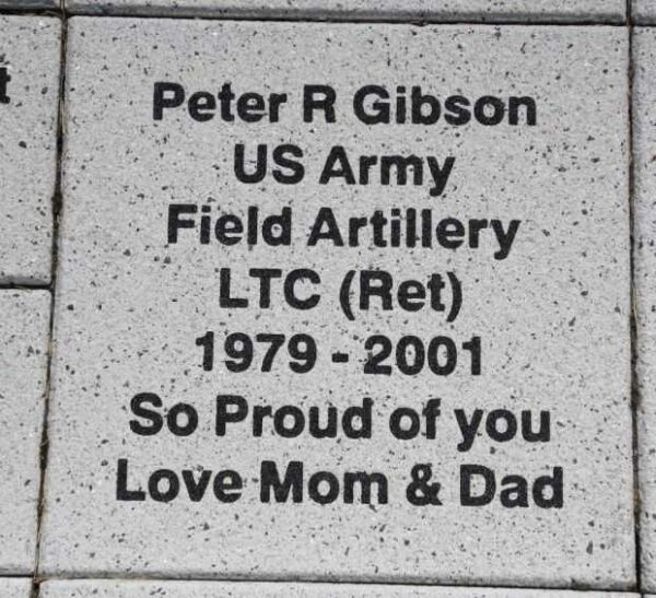 WOOD COUNTY VETERANS MEMORIAL PAVER A78