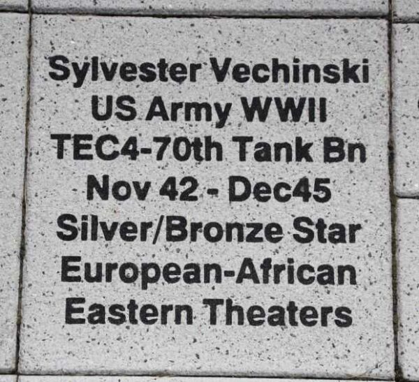 WOOD COUNTY VETERANS MEMORIAL PAVER A77