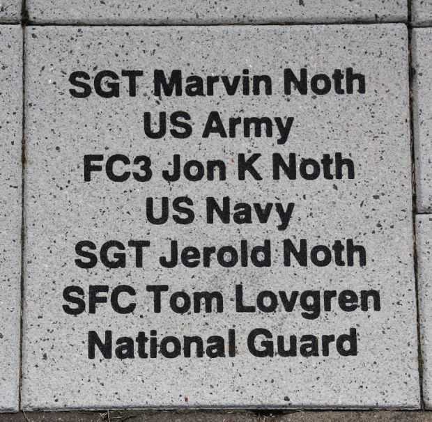 WOOD COUNTY VETERANS MEMORIAL PAVER A76