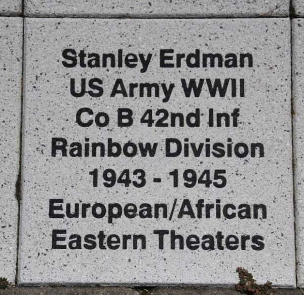 WOOD COUNTY VETERANS MEMORIAL PAVER A75