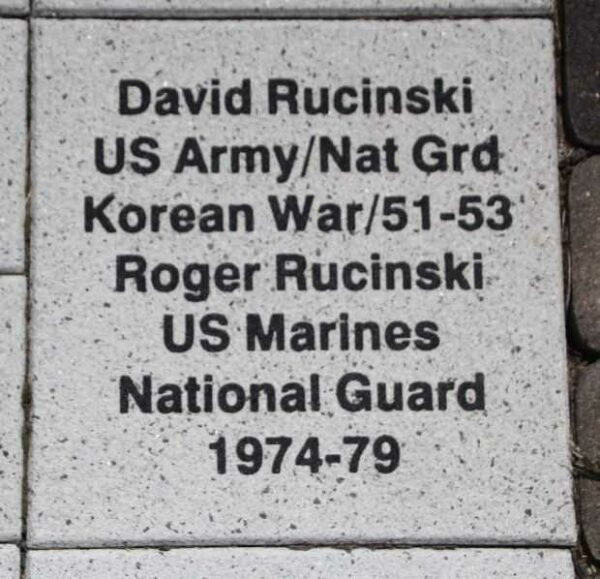 WOOD COUNTY VETERANS MEMORIAL PAVER A74