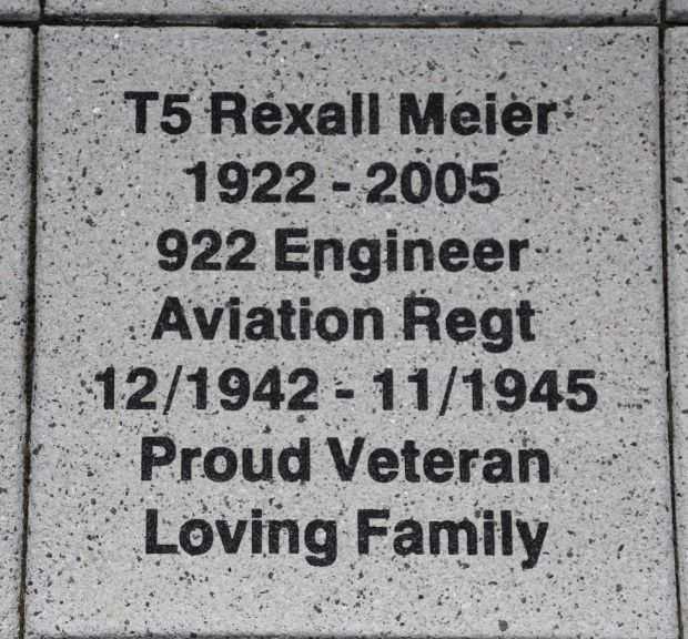 WOOD COUNTY VETERANS MEMORIAL PAVER A71