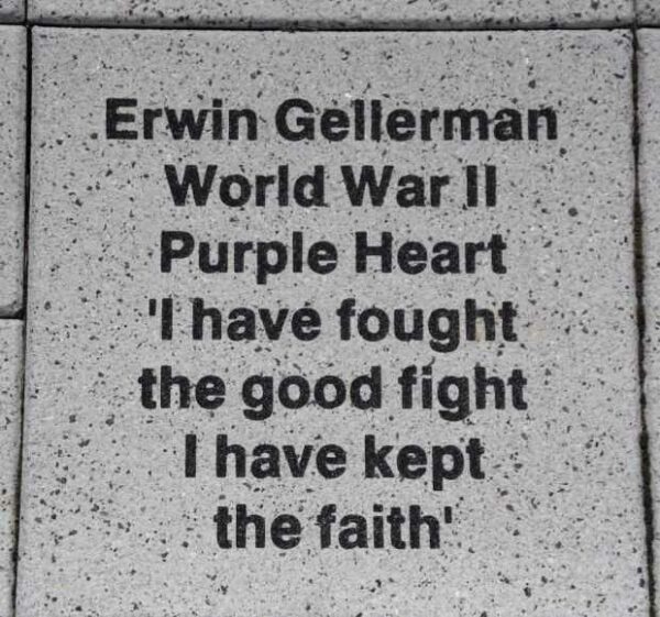 WOOD COUNTY VETERANS MEMORIAL PAVER A70