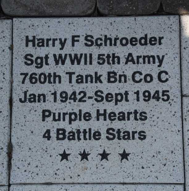 WOOD COUNTY VETERANS MEMORIAL PAVER A63