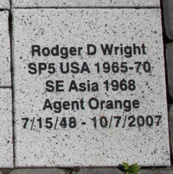 WOOD COUNTY VETERANS MEMORIAL PAVER A57