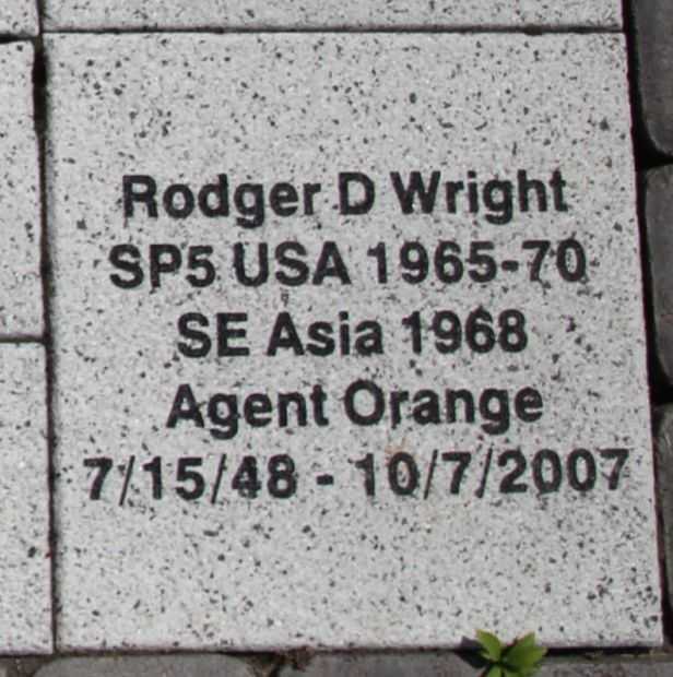 WOOD COUNTY VETERANS MEMORIAL PAVER A57