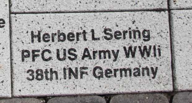 WOOD COUNTY VETERANS MEMORIAL PAVER A53