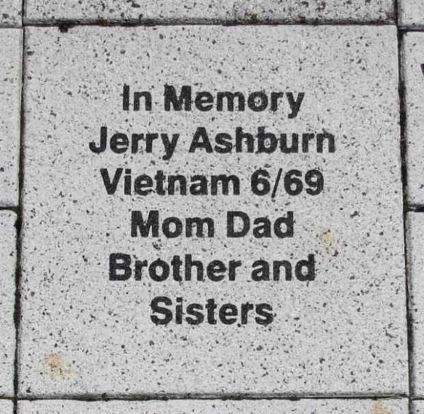 WOOD COUNTY VETERANS MEMORIAL PAVER A48